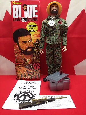 1964 GI JOE - New Land Adventurer Figure & Coffin Box Gear Adventure Team • $199.95