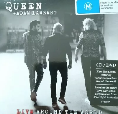 Queen And Adam Lambert Live Around The World CD/DVD New/Sealed FP Registered  • $48.99