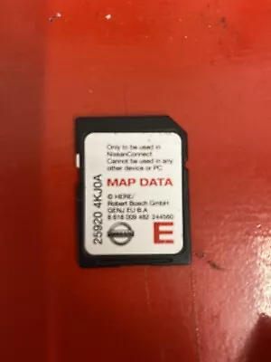 GENUINE NISSAN Micro 2018 CONNECT3 MAP DATA SD CARD  25920 4KJ0A • £22.99