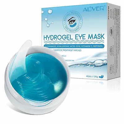 £6.90 • Buy 60pcs Under Eye Hydrogel Hyaluronic & Retinol Mask Patches Dark Circle Wrinkles