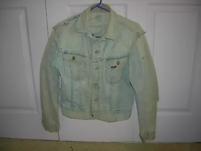 Vintage Lee  Denim Jacket 60’s-70’s Men's Size S/M Blue Made In USA • $20