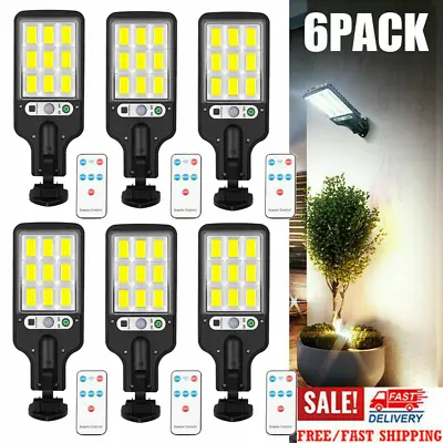 £46.01 • Buy 3600W LED Solar Powered PIR Motion Sensor Street Lamp Outdoor Garden Wall Lights