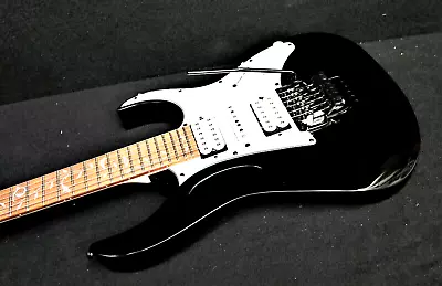 IBANEZ JEMJR BK STEVE VAI SIGNATURE SERIES ELECTRIC GUITAR Jet Black • $369.99