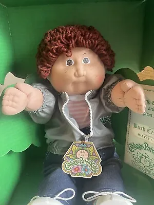 Cabbage Patch Vintage 1983 Brown Red Hair Coleco MIB Boy Harvey Gifford • $95