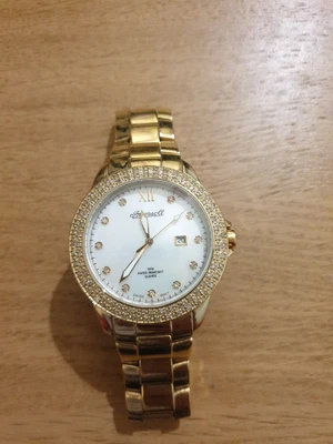 £120 • Buy Mens Vintage  Ingersoll Gems Diamond Gold Plated Oyster Dial Watch