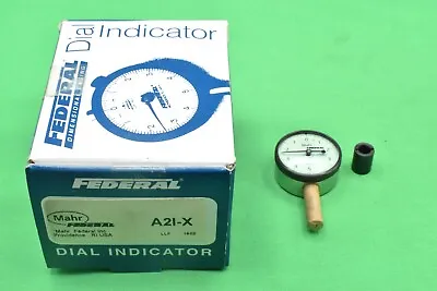 Mahr Federal A21-X Dial Indicator .0001  Full Jeweled - Excellent - USA • $65