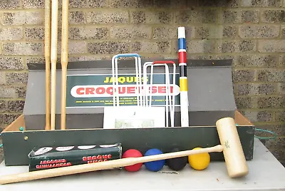 Jaques Of London Croquet Set.  Adult Set For 4 Players. • £180