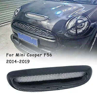 Carbon Hood Bonnet Scoop Vent Cover Trim For Mini Cooper F55 F56 F57 2014-2019 • $97.90