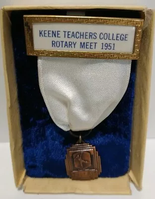 Vintage Keene Teachers College Rotary Meet 1951 Shot Put Metal • $21.50