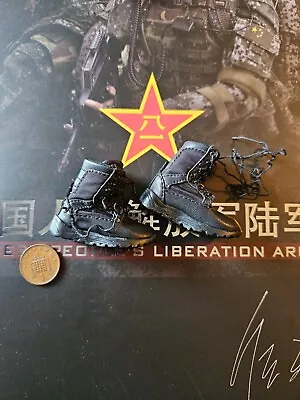 FLAGSET Chinese Peoples Liberation Army FS-73019 Black Boots Loose 1/6th Scale • £14.99