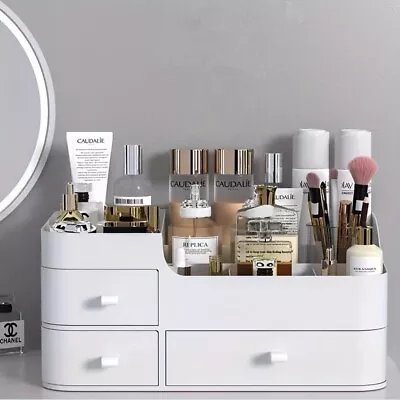 Makeup Organizer With Drawers Large Capacity Countertop Organizer For Vanity • $9