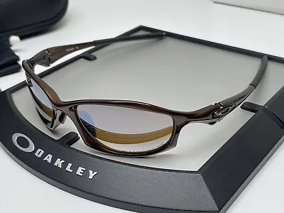 OAKLEY HATCHET WIRE Frame Brown Sunglasses - Lens Titanium Iridium • £329.15