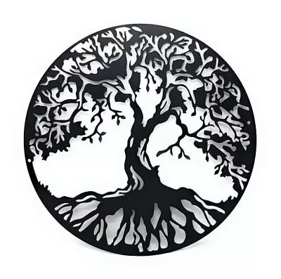 Tree Of Life Metal Wall Art Garden Home Ornament Garden Decor Metal Art • £19.99