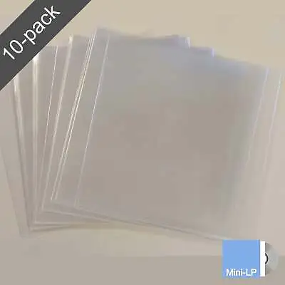 10 Mini-LP CD Open-Top Rimless Japanese Sleeves For Paper Jacket / Sleeve CDs • $9.99
