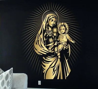 Virgin Mary Full Color Decal Jesus Full Color Sticker Lord Decal Cn 134 • $49.99