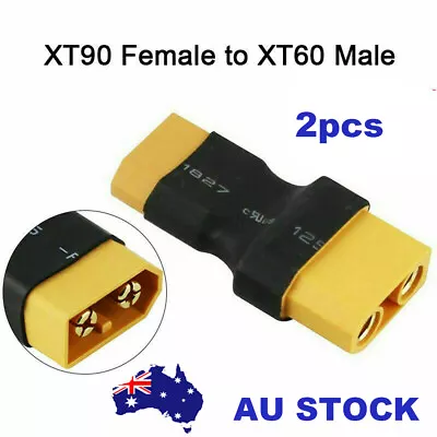 2pcs XT60 Male To XT90 Female Adapter Connector Lipo Battery Plugs RC Parts • $9.35