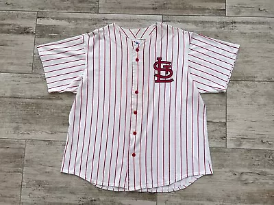 Vintage Majestic St. Louis Cardinals #5 PUJOLS MLB Jersey Shirt Baseball XL • $85