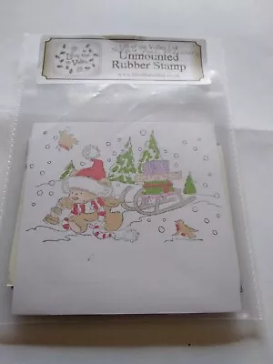 Lili Of The Valley Unmounted Rubber Stamp Sleigh Full Presents  • £2.50