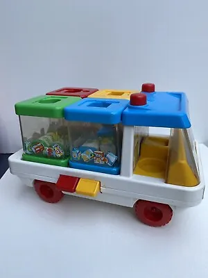 Rare Chicco Toy Truck Delivery Recycle Vehicle 64007 Shape Sorter Vintage HTF • $51.35