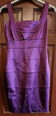 *SALE* BNWT Beautiful JAX Dress. Striking Deep Purple Size 10 • £15