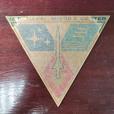 Genuine US Military Navy Vintage Naval Missile Center Insignia Brass • $35