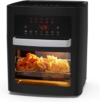 InfiniPower Air Fryer 16 Quart Smart Cook Presets Touchscreen Rotisserie Oven • $165.99