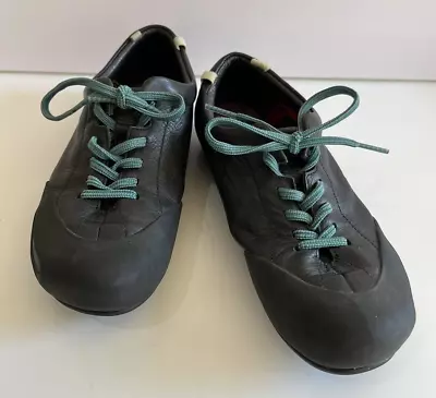 Camper Black Women's Peu Senda Women's Lace Up Leather Sneakers Shoes Size 37 • £43.12