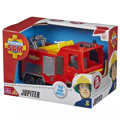 Fireman Sam Jupiter Fire Truck Push Along Vehicle Toy Kids Character HiT New • $28.72