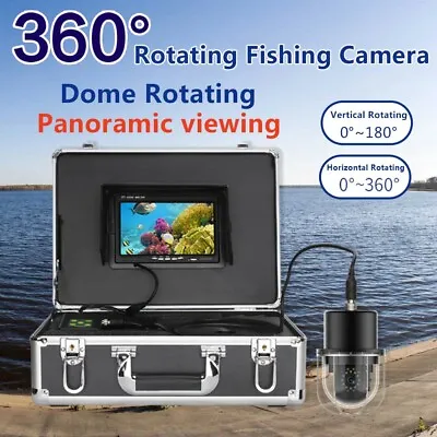 20M Underwater Fishing Video Camera 360 Degree Rotating Fish Finder Camera 7inch • $359.99