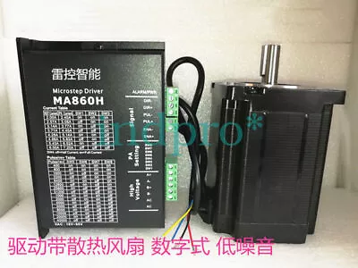 New 86 Stepper Motor Set 8.5N M Stepper Motor 86HS85 + MA860H Drive Length 118  • $218