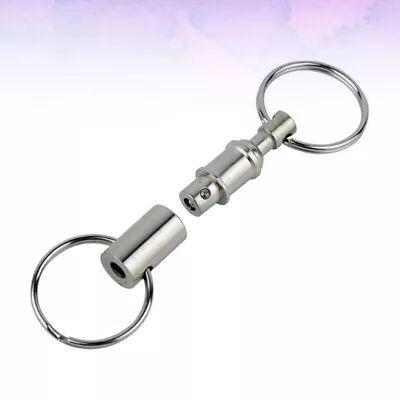  5 Pcs Magnetic Wallet Quick Release Key Holder Pendant Keychain • £6.79
