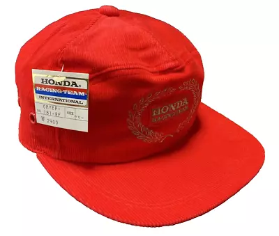 Honda International Racing Team Hat Cap Made In Japan Vintage MotoGP WGP Formula • $99
