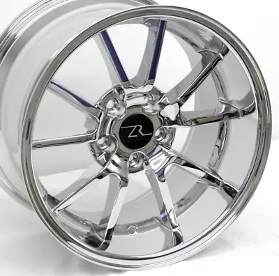 17  Chrome FR500 Style Wheels 17x9 17x10.5 5x114.3 94-04 Mustang SN95 Deep Dish • $999