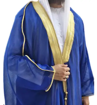 Amazing Best Quality Men's Islamic Arabian Cloak Bisht Thobe Eid  • $59.99