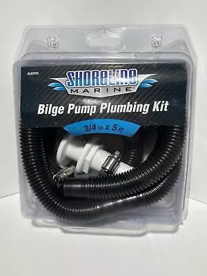 Shoreline Marine Bilge Pump Plumbing Kit With 3/4 Inch X 5 Feet Hose K73 • $19.50