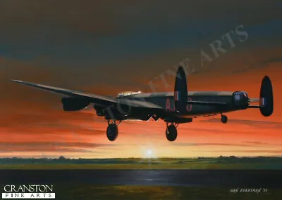 Dambuster Aviation Art Print 617 Bill Townsends Lancaster Bomber O For Orange   • £17