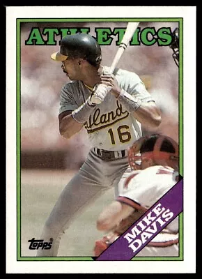 1988 Topps Mike Davis Oakland Athletics #448 • $2.10