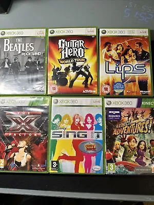 Xbox 360 Singing And Music Games Bundle Pal Version • £10