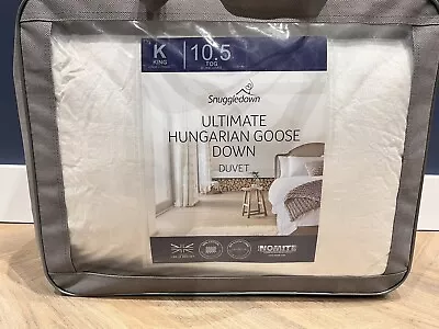 Snuggledown Ultimate Hungarian Goose Down Duvet 10.5 Tog - King Size • £110