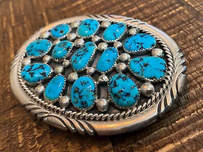 Vintage Old Pawn Navajo Buckle - Ricky Reeder Tommy Moore Hallmark • $399