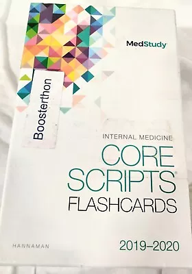 MEDSTUDY 2019-2020 Internal Medicine Core Scripts Flash Cards • $99.99