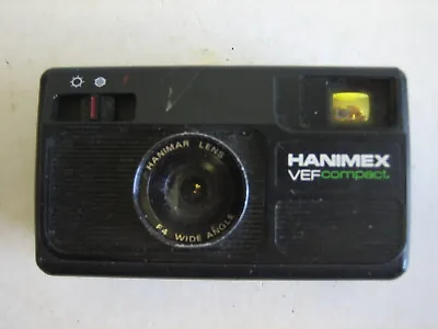 Hanimex Vef Compact 110 Cartridge Film Pocket Camera Condition Retro Vintage Fun • £3.10