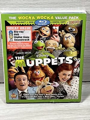 The Muppets (Blu-ray + DVD 2012 3-Disc Set) Wocka Wocka Value Pack -  New!! • $13.95