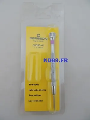 Screwdriver Bergeon 30080-07 1.60 160 Mm For Watchmakers First Quality SWISS • $33.86