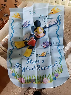 Disney Mickey Have A Magical Summer Large Yard Flag New • $30