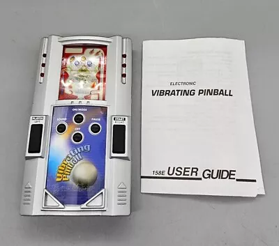 Excalibur Vibrating Pinball Gaming Handheld Silver Ball  Vtg  • $24.99