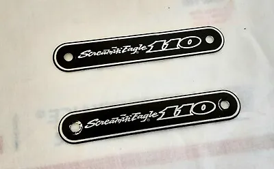 OEM Genuine X2 Harley Screamin Eagle 110 Cylinder Head Badge Medallion Plate • $28.88