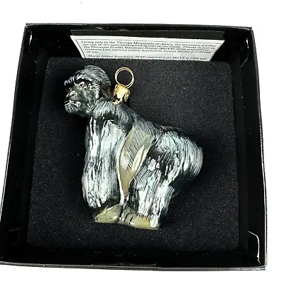 Gorilla Glass Ornament By Komozja Made In Poland Joy To The World Collectibles • $24.97
