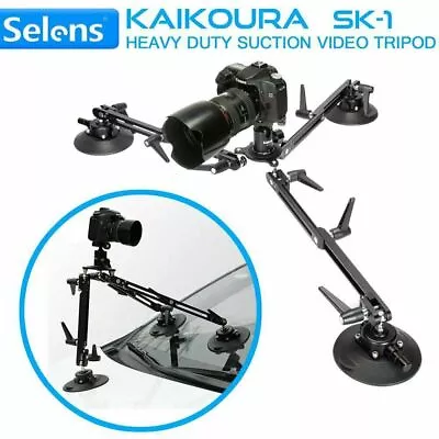 Car Suction Cup Mount Holder Video Tripod DSLR Camera Gimbal Stabilizer Sucker • $169.99