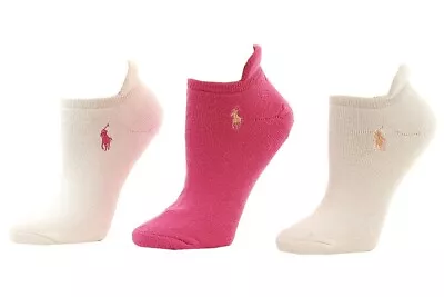 $13.50 • Buy Polo Ralph Lauren Women's Heel Tab 3-Pairs Socks 9-11 Fits Shoe 4-10.5